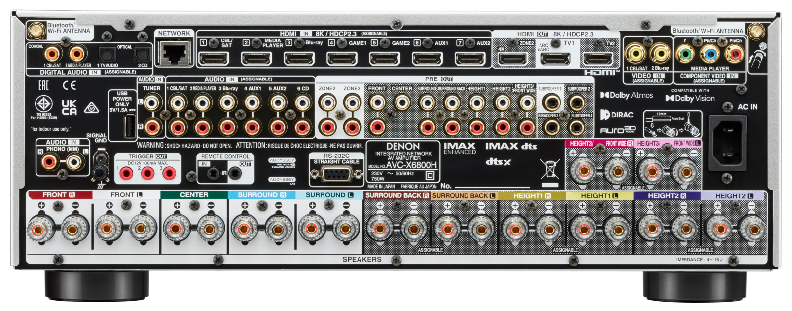 Auditorium Denon AVC-X6800H Heimkino-Verstärker 203102 - 5