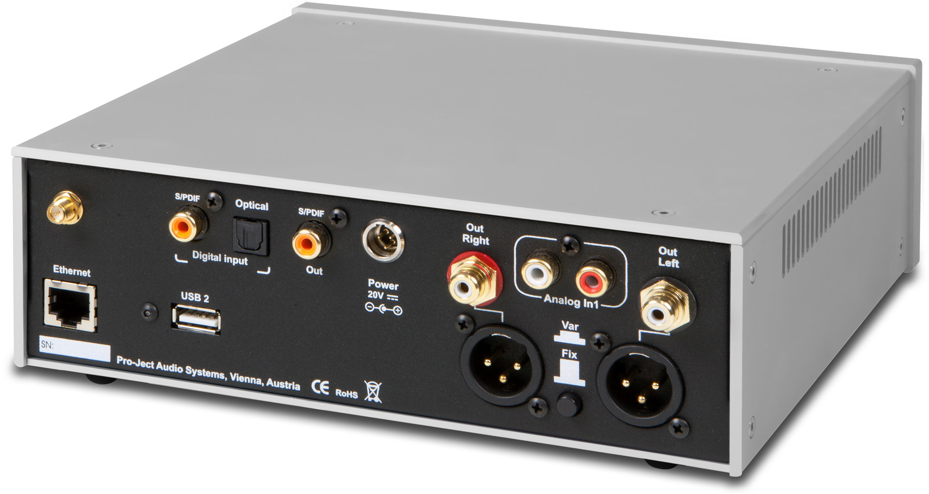 Auditorium Pro-Ject Stream Box RS Streaming Player Schwarz 264910 - 2