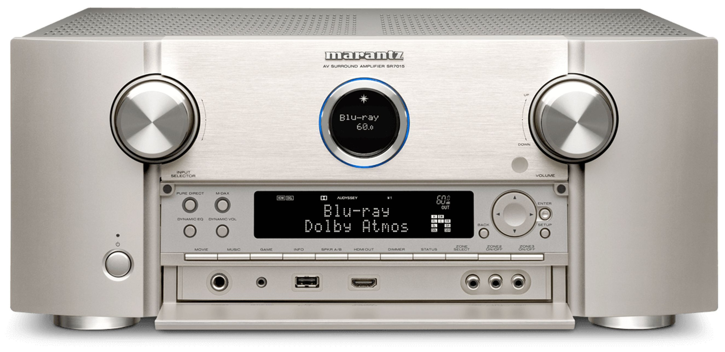 Auditorium Marantz SR7015/N1 AV-Receiver silber-gold 289197 - 2