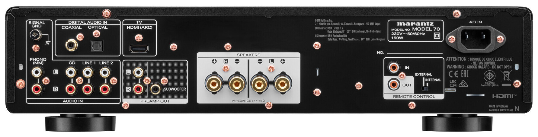 Auditorium Marantz MODEL 70 Vollverstärker  217429 - 4
