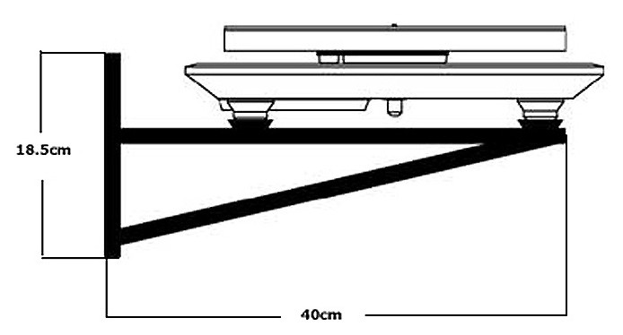 Auditorium Rega Wandhalter für Plattenspieler 266930 - 1