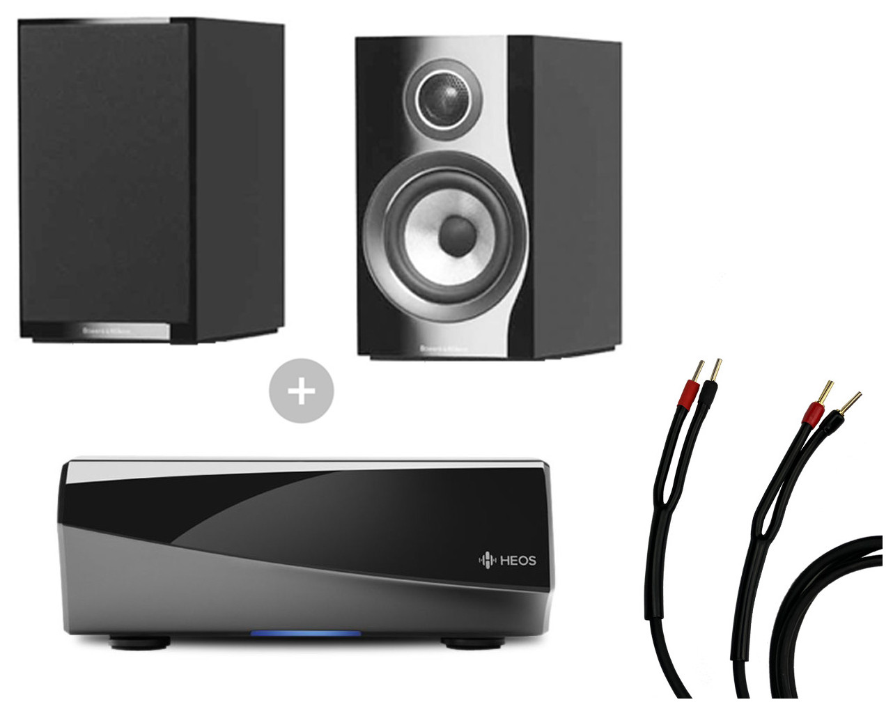 Auditorium HEOS by Denon Amp H2 mit Bowers & Wilkins 707S2 inkl. Lautsrpecherkabel 203333 - 1