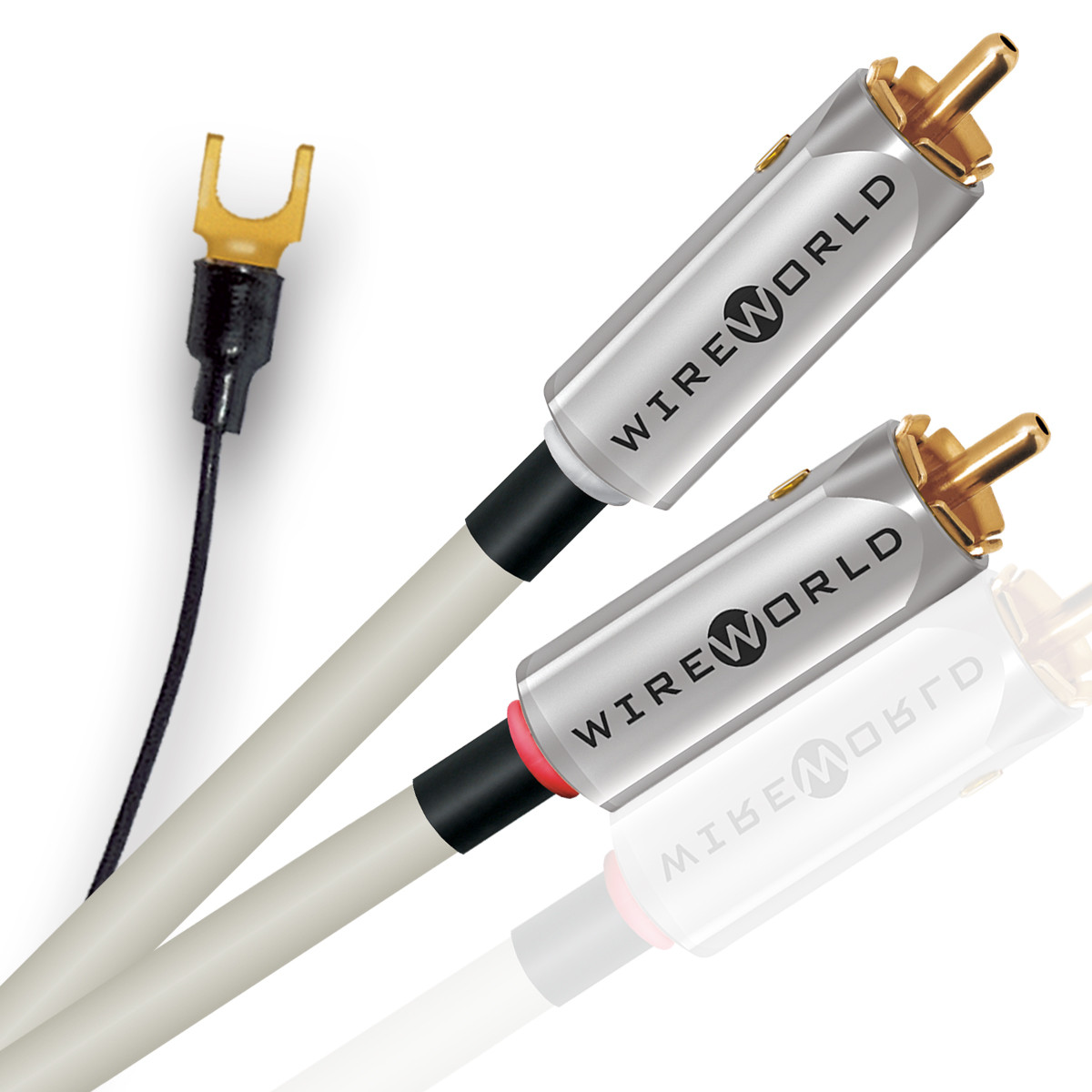 Auditorium Wireworld Cable Solstice 10 Phonokabel RCA + Ground 208995 - 2