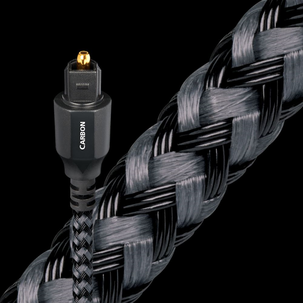 Auditorium Audioquest Carbon Optical 19 Fasern Toslink - Toslink Konnektor 279852 - 1