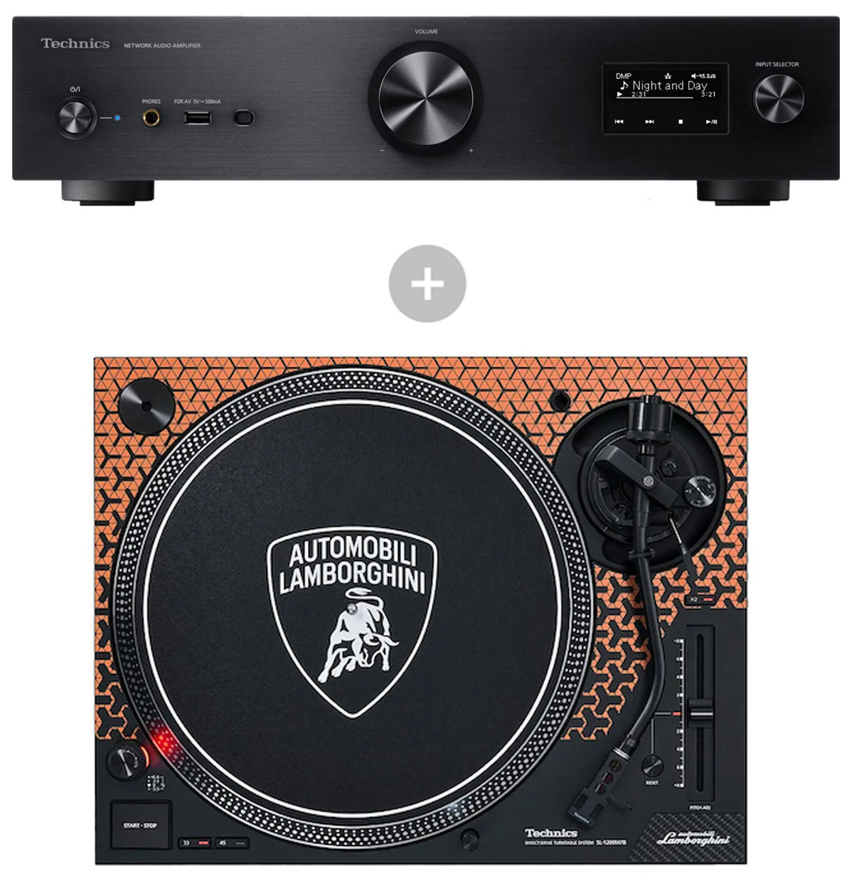 Auditorium Technics Speedbundle SL-1200M7B Lamborghini mit SU-GX70 Black 205046 - 1