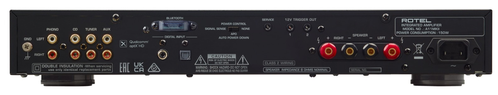 Auditorium Rotel A11 MKII Vollverstärker mit Phono MM und Bluetooth 201464 - 2