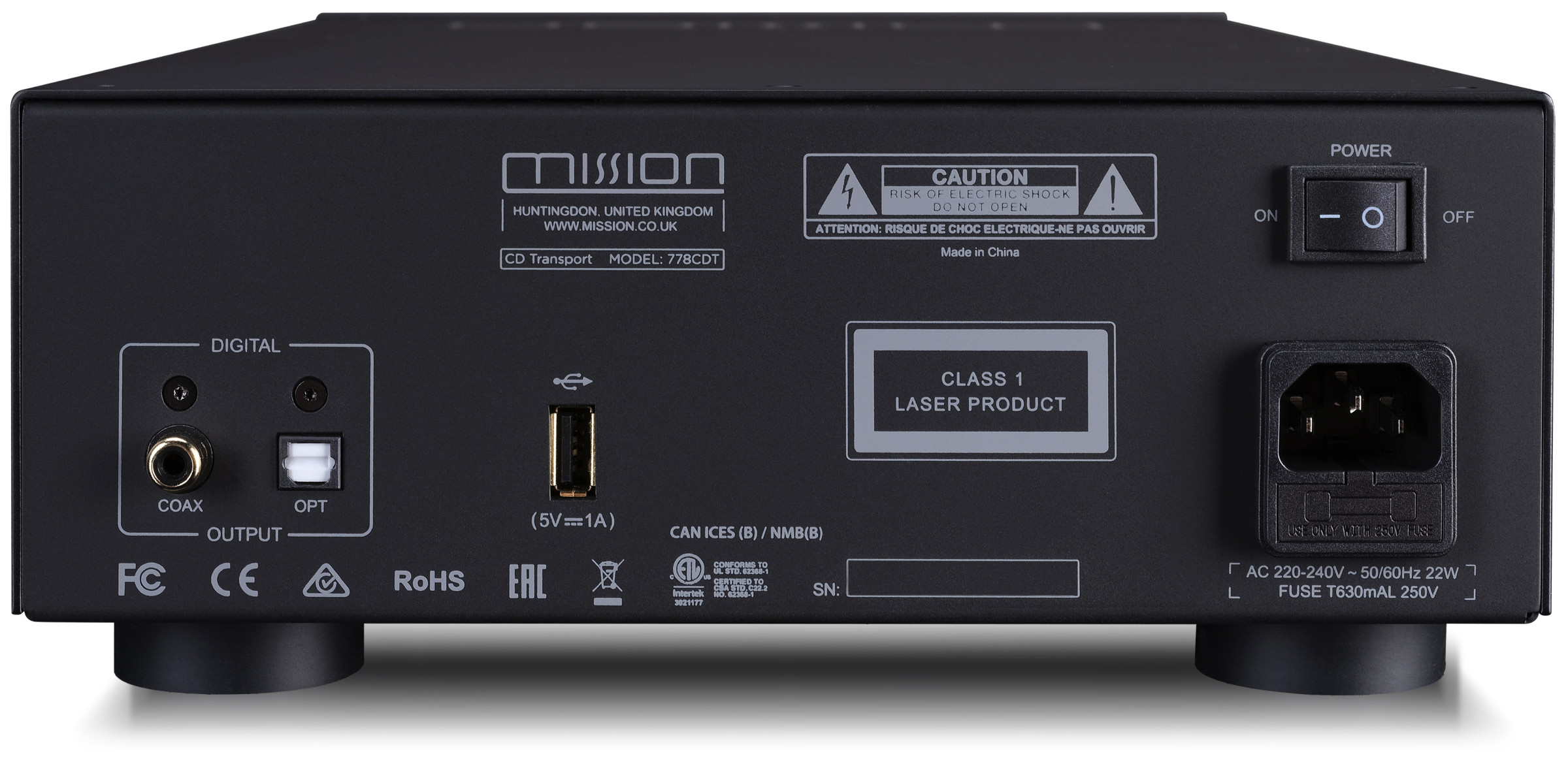 Auditorium Mission 778CDT CD Transport  215299 - 2