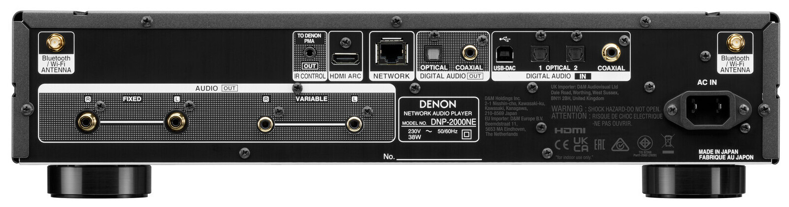 Auditorium Denon DNP 2000NE Netzwerkplayer 299563 - 3