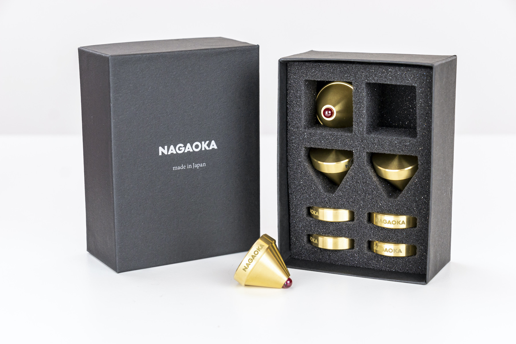 Auditorium Nagaoka INS-BR 02 Fußsystem mit Rubinspitze 4er Set 288779 - 1