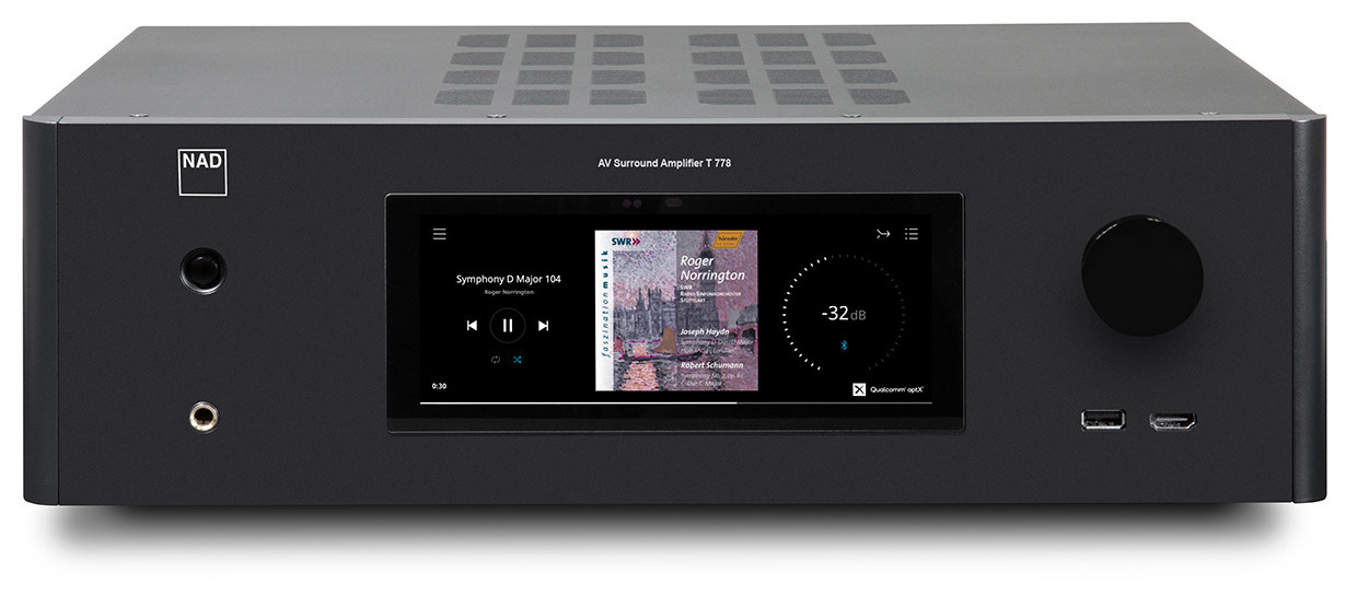 Auditorium NAD T778 7.1.4 A/V-Receiver mit Atmos und 4K BluOS 288500 - 1