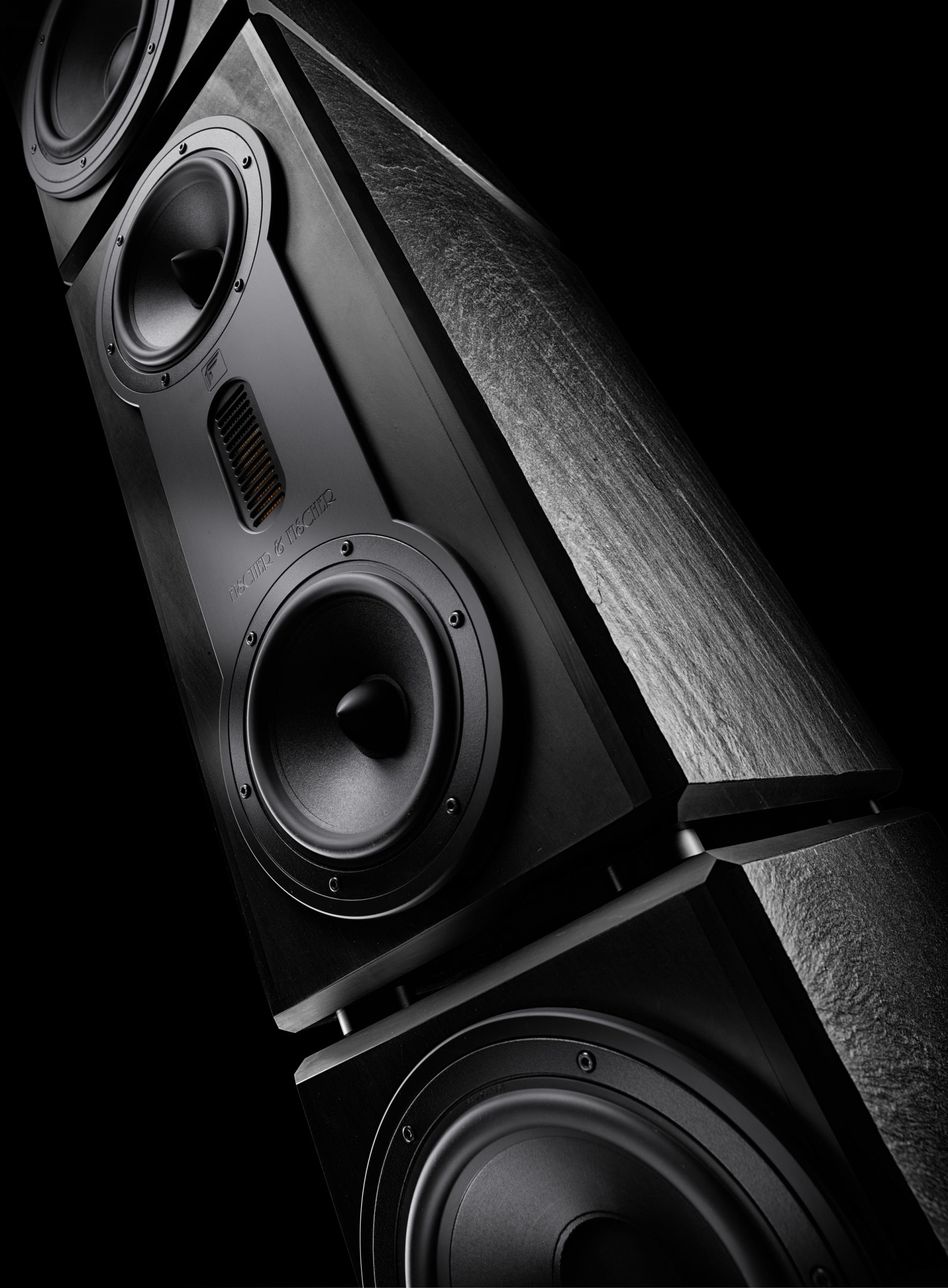 Auditorium Fischer & Fischer SN 770.1 AMT Naturschiefer 4-Wege Passivlautsprecher 274051 - 4