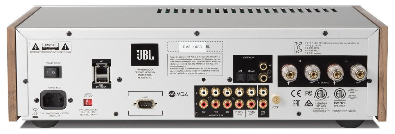Auditorium JBL SA750 Classic Stereo-Vollverstärker 201945 - 7