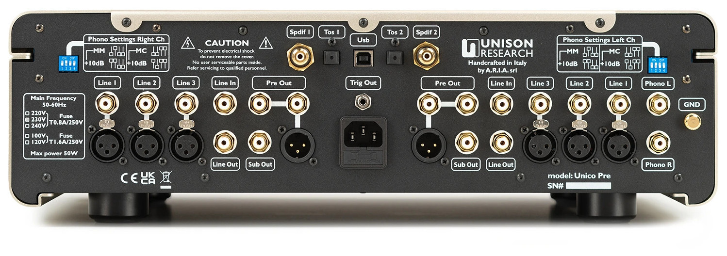 Auditorium Unison Research Unico PRE v2 Symmetrischer Vorverstärker 215318 - 3