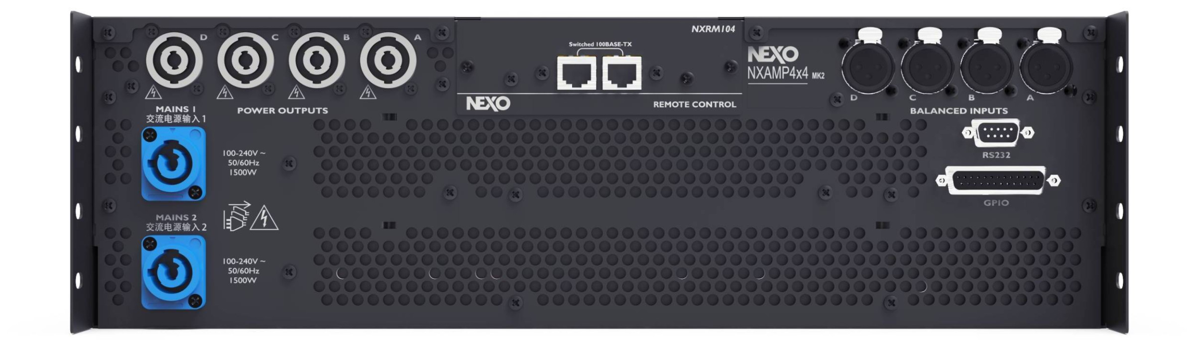 Auditorium Nexo NXAMP4X4MK2 Verstärker, 4x4500W 290501 - 2
