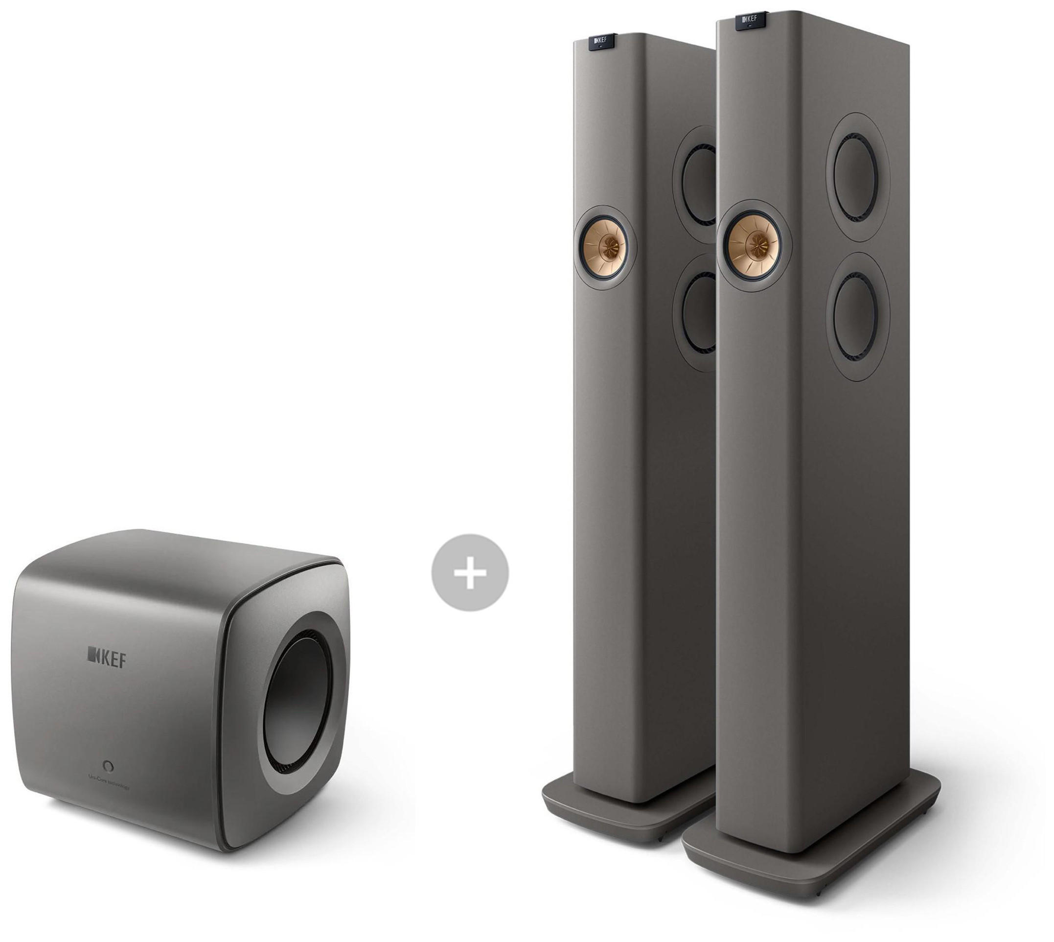 Auditorium KEF LS60 Wireless + KC62 Lautsprecher/Subwoofer-Kombi 206799 - 1