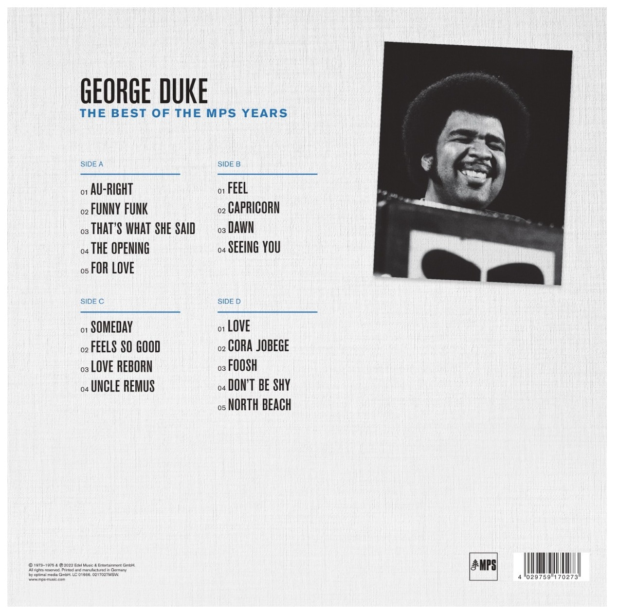 Auditorium Revox Master Tapes George Duke The Best of MPS Years 208412 - 5