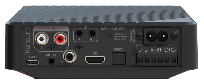 Auditorium Russound AVA 3.1 Verstärker mit HDMI (ARC) Mini-AVR 203764 - 2