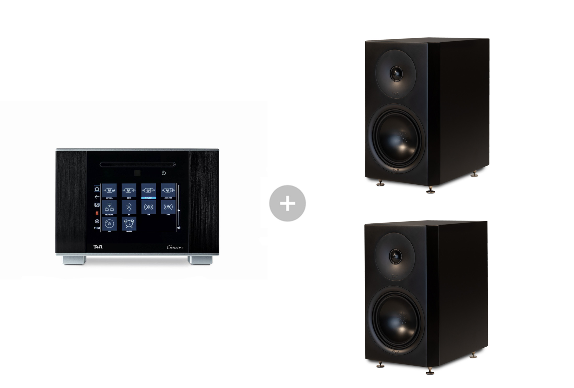 Auditorium T+A Pulsar R21 Regallautsprecher mit Caruso R Receiver 203833 - 1