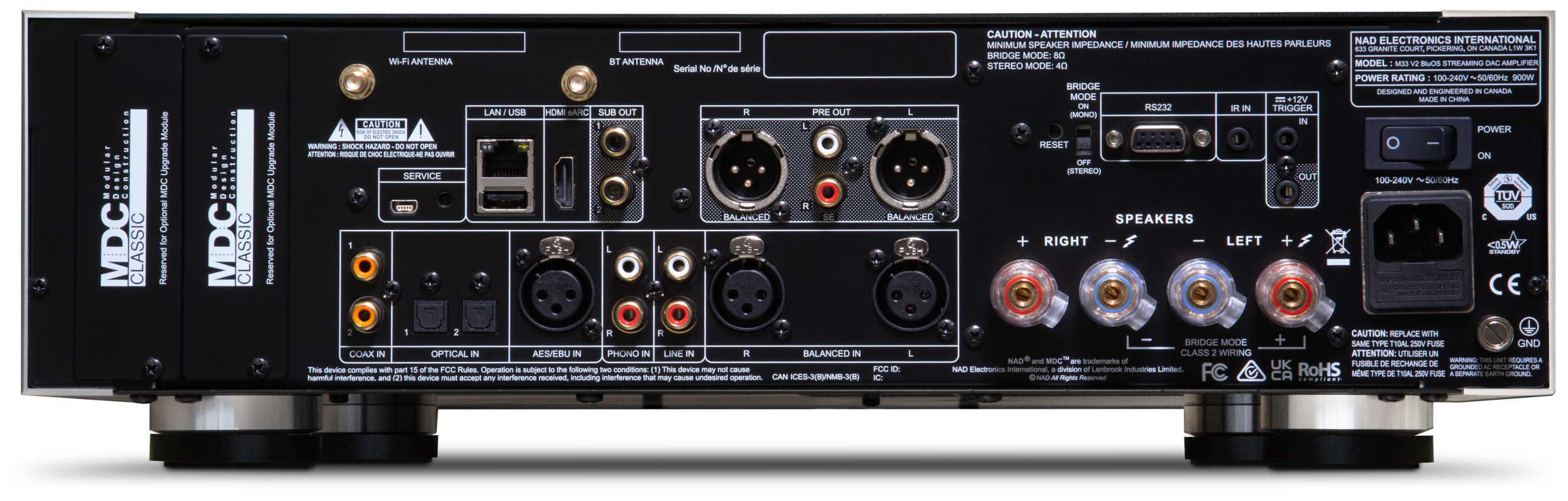 Auditorium NAD M33 V2 BluOS Streaming Vollverstärker 209557 - 3