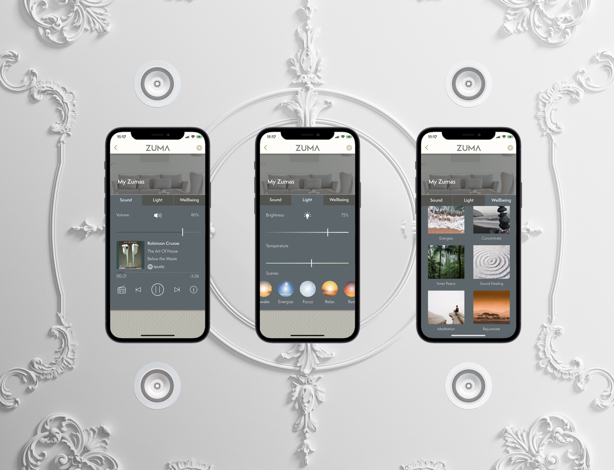 Auditorium Zuma Luminaire - Deckenstrahler  297690 - 3