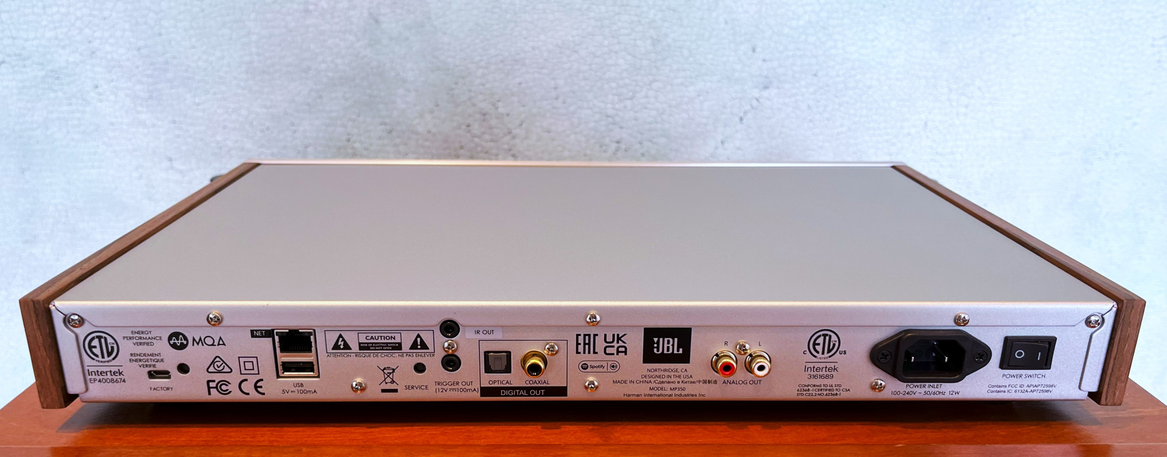 Auditorium JBL MP350 Classic Netzwerkspieler silber 205000 - 2
