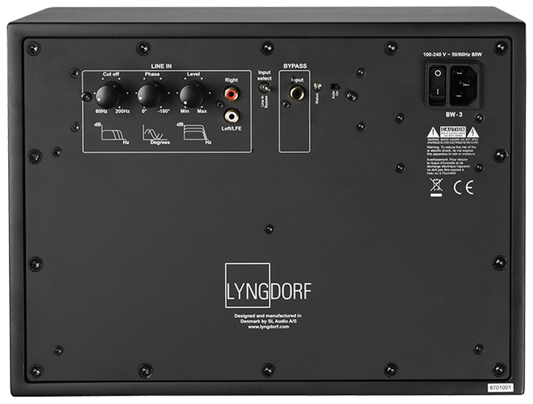 Auditorium Lyngdorf Audio BW-3 Subwoofer schwarz hochglanz 203416 - 2