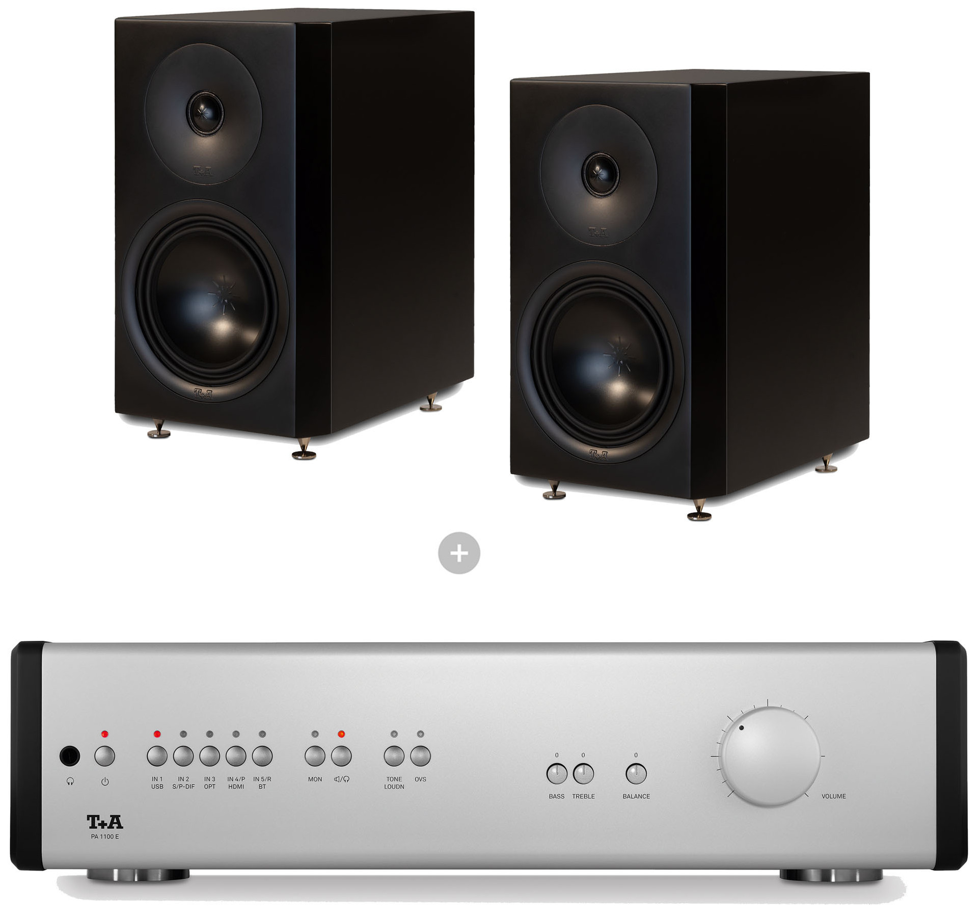 Auditorium T+A PA 1100 E + R21 Lautsprecher mit DAC und MM-Phono Modul 205709 - 1