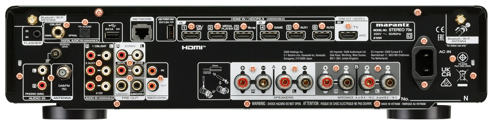 Auditorium Marantz Stereo 70s Streaming-Verstärker 201708 - 4