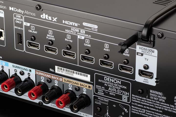 Auditorium Denon AVR-S770H Receiver 201128 - 8