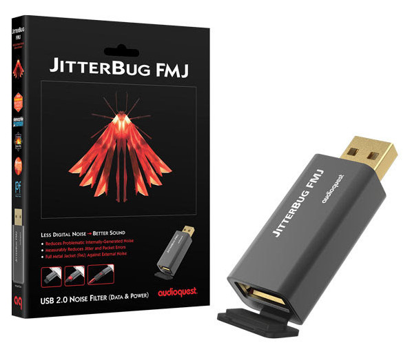 Auditorium Audioquest Jitterbug FMJ Passiver USB 2.0 Filter 291935 - 3
