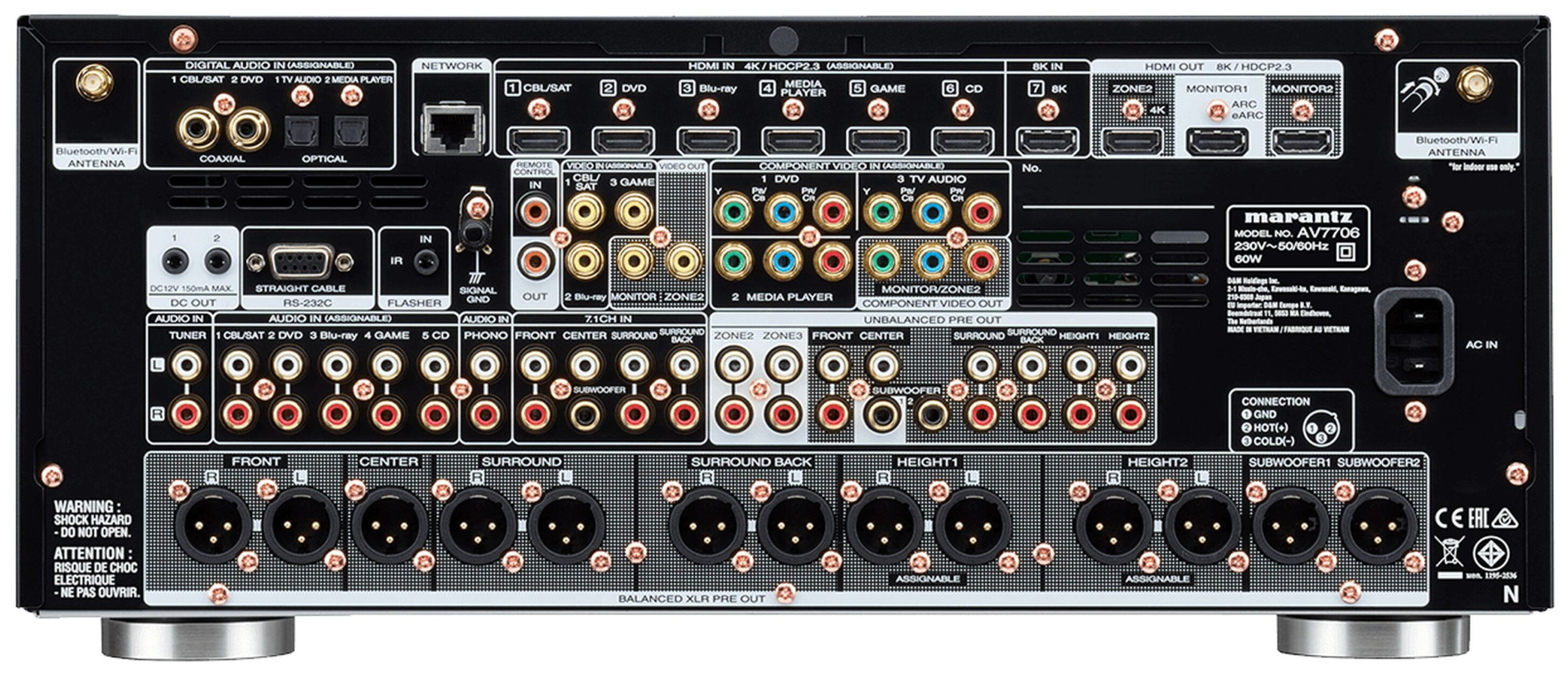 Auditorium Marantz AV7706 Vorverstärker 289949 - 5