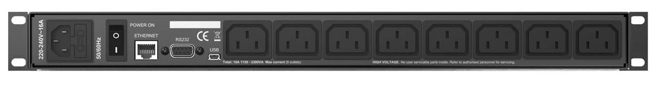 Auditorium Isotek Alpha Smart mit 8 C14 IEC Ausgangsbuchsen 297970 - 3