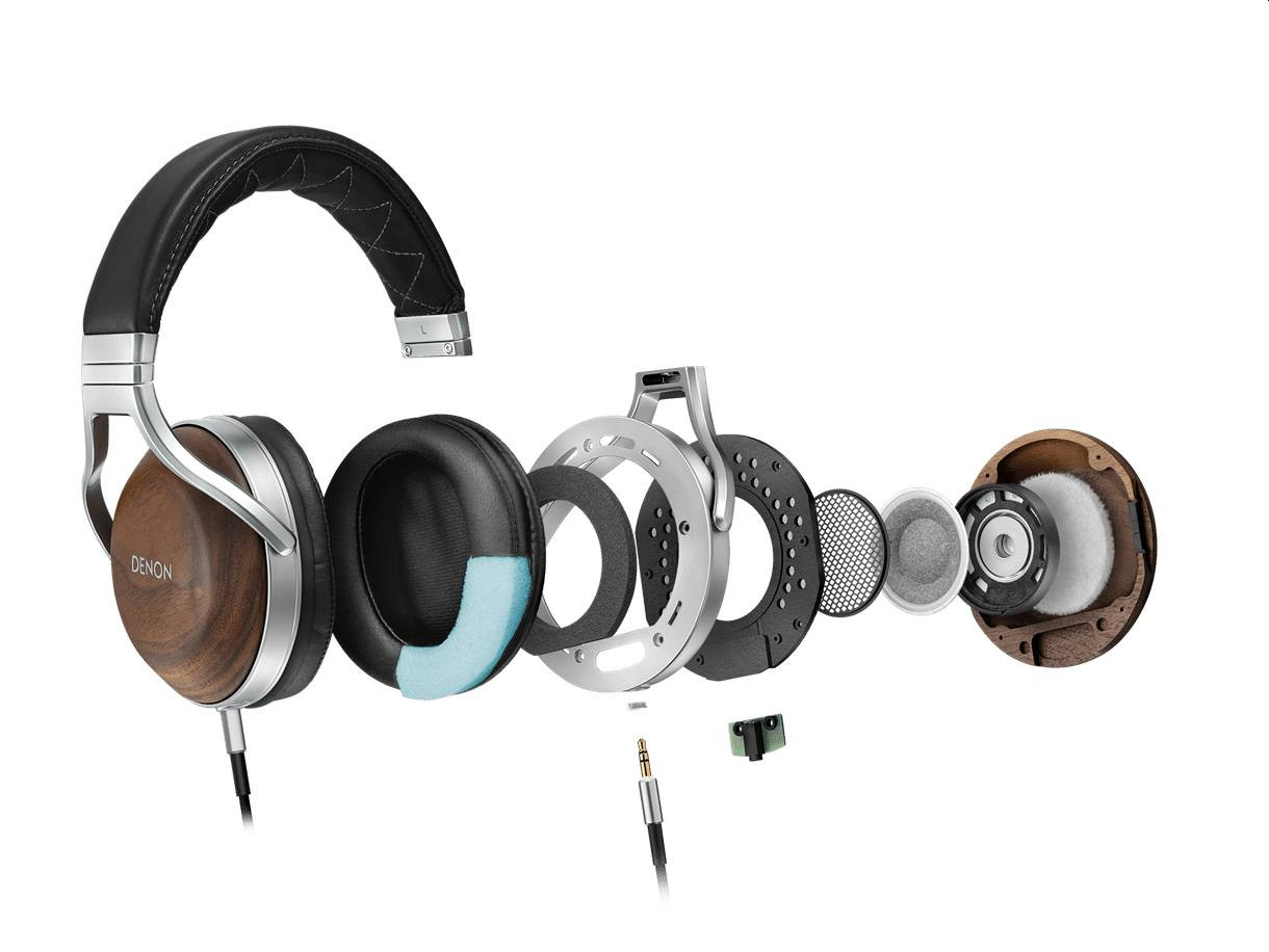 Auditorium Denon AH-D7200EM Over-Ear-Kopfhörer aus Walnuss 293057 - 6