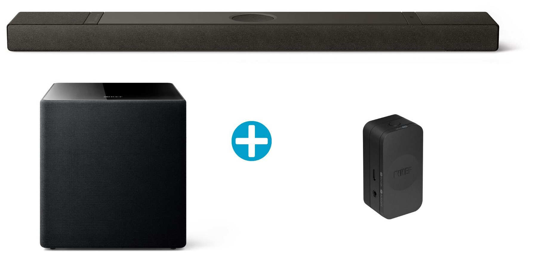 Auditorium KEF XIO Soundbar + Kube 15 Subwoofer 215121 - 1
