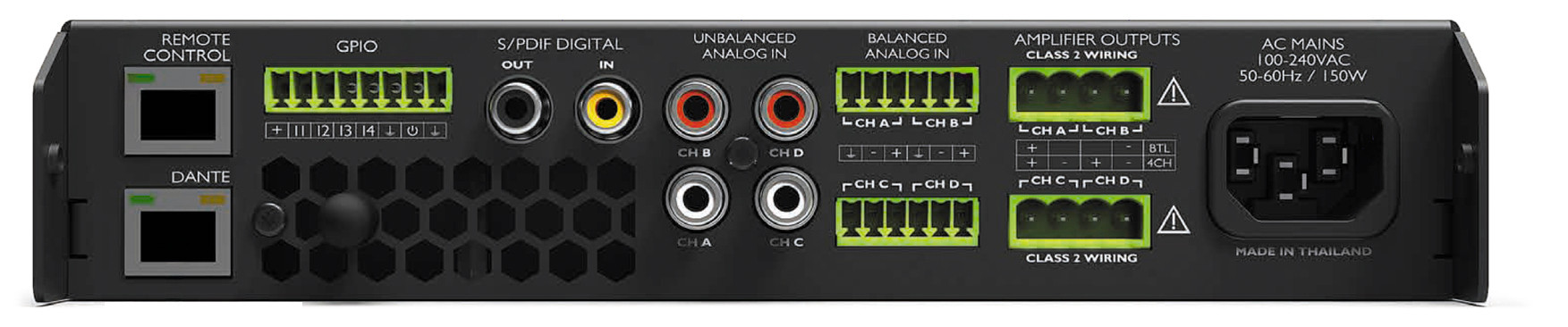 Auditorium Nexo NANONXAMP4-D 4 Kanal Endstufe mit Dante 209525 - 2