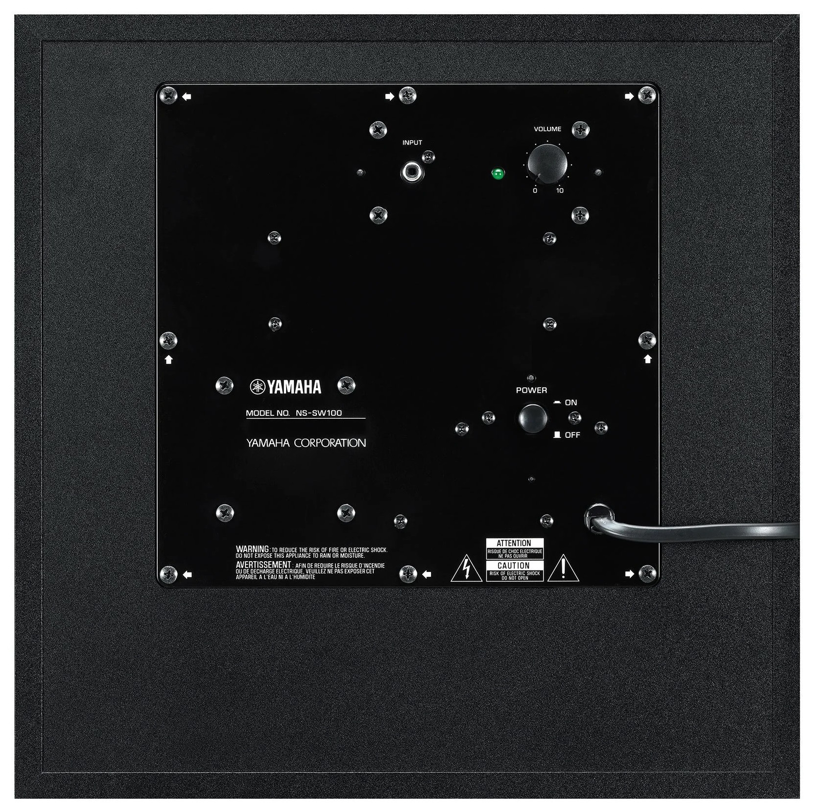 Auditorium Yamaha NS-SW100 Subwoofer schwarz 295728 - 3