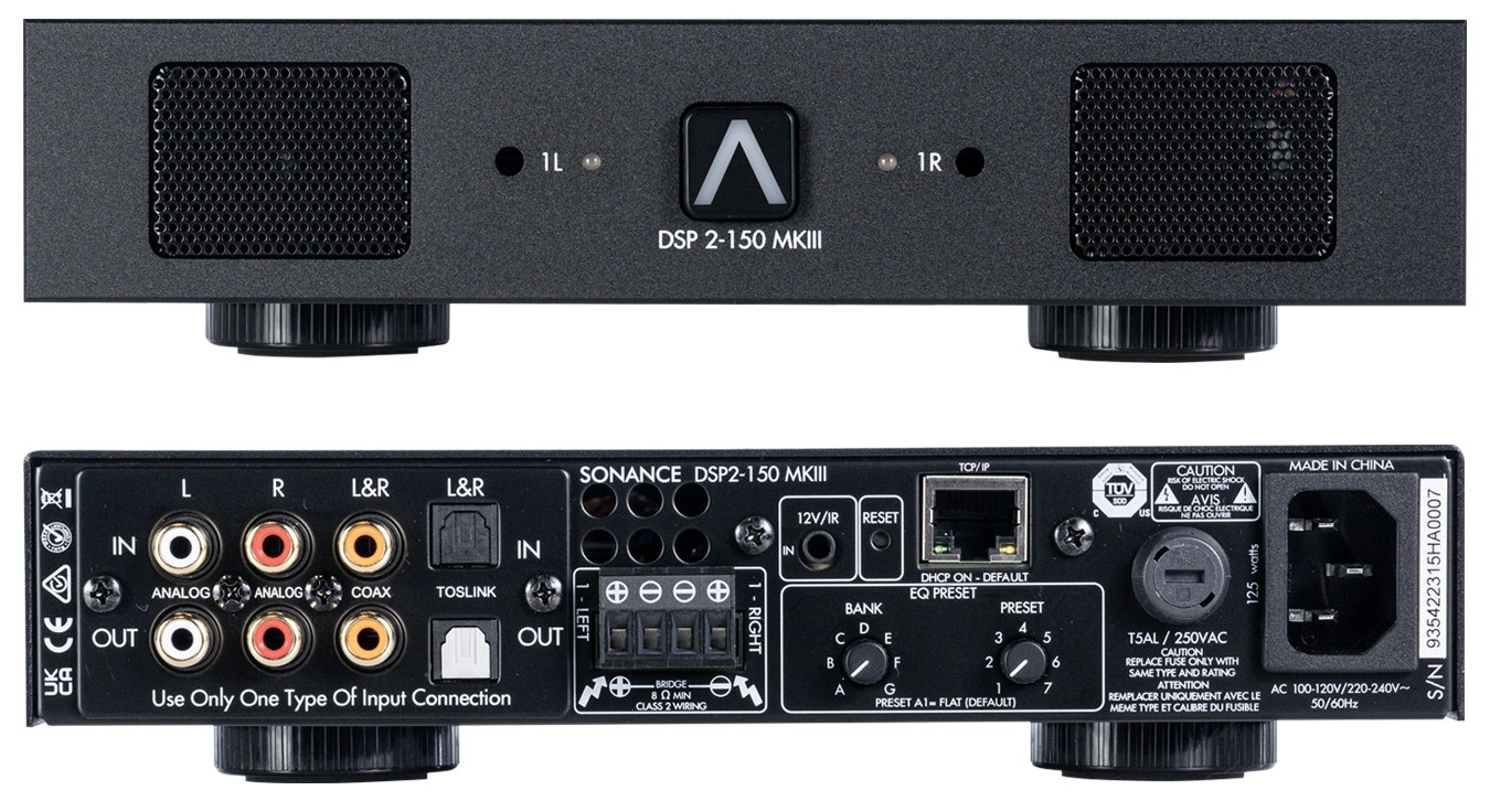 Auditorium Sonance Sonamp DSP 2-150 MK III 2-Kanal-Verstärker 19Zoll DSP 205198 - 1