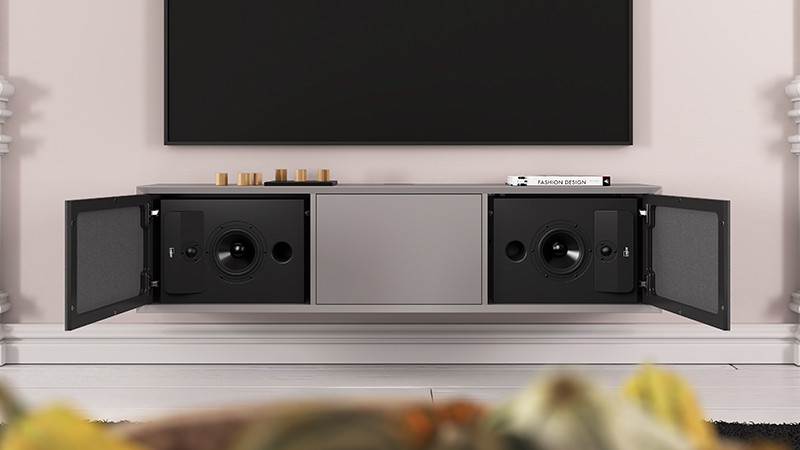 Auditorium Lyngdorf Audio CS-2 Einbaulautsprecher schwarz matt 298281 - 6