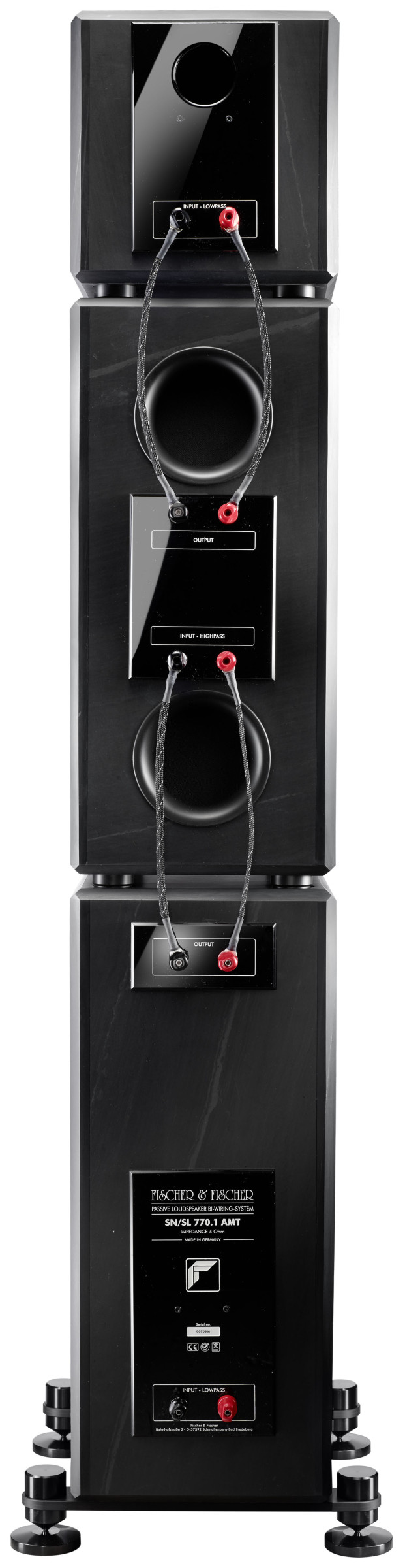 Auditorium Fischer & Fischer SN 770.1 AMT Naturschiefer 4-Wege Passivlautsprecher 274051 - 3