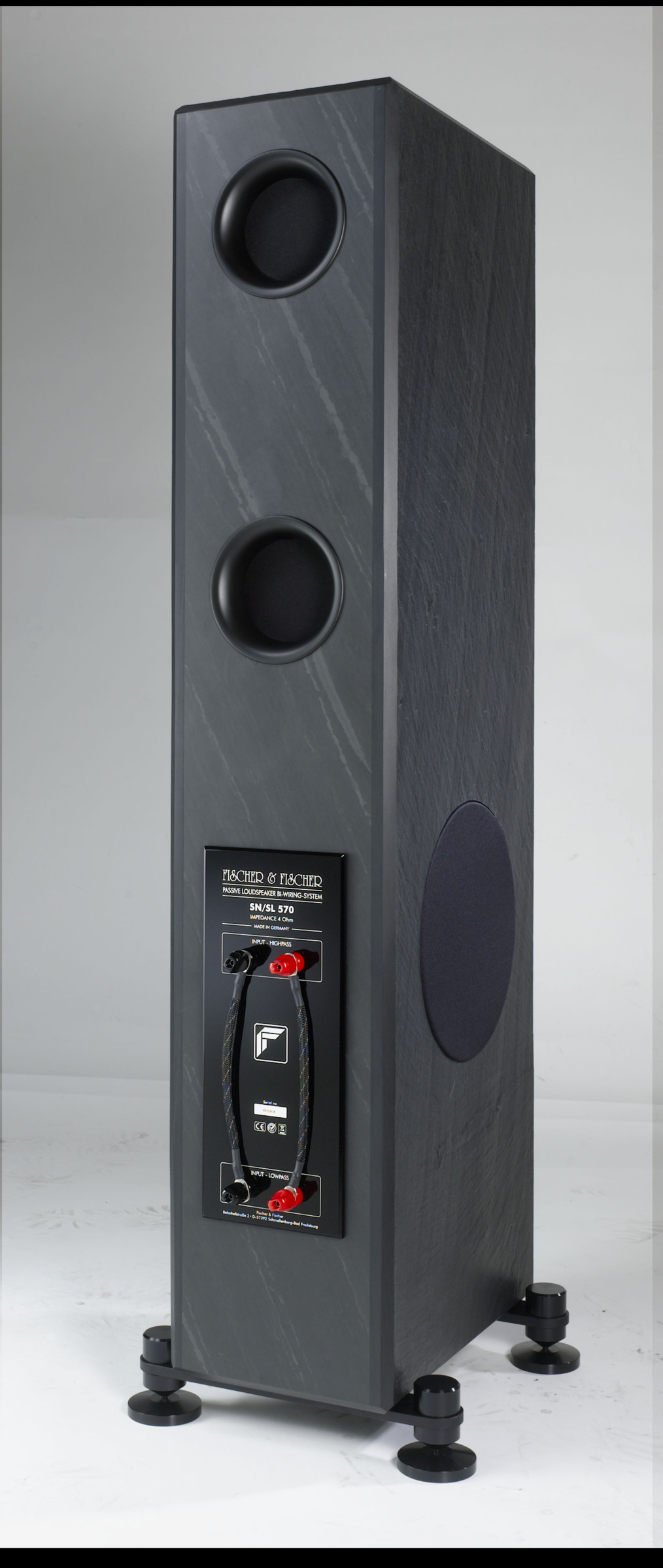 Auditorium Fischer & Fischer SN 570 Naturschiefer 3-Wege Passivlautsprecher 268229 - 3