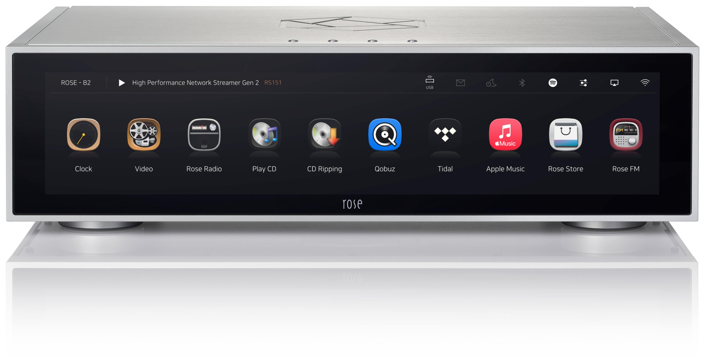 Auditorium Hifi Rose RS 151 Netzwerk Streamer 208492 - 2