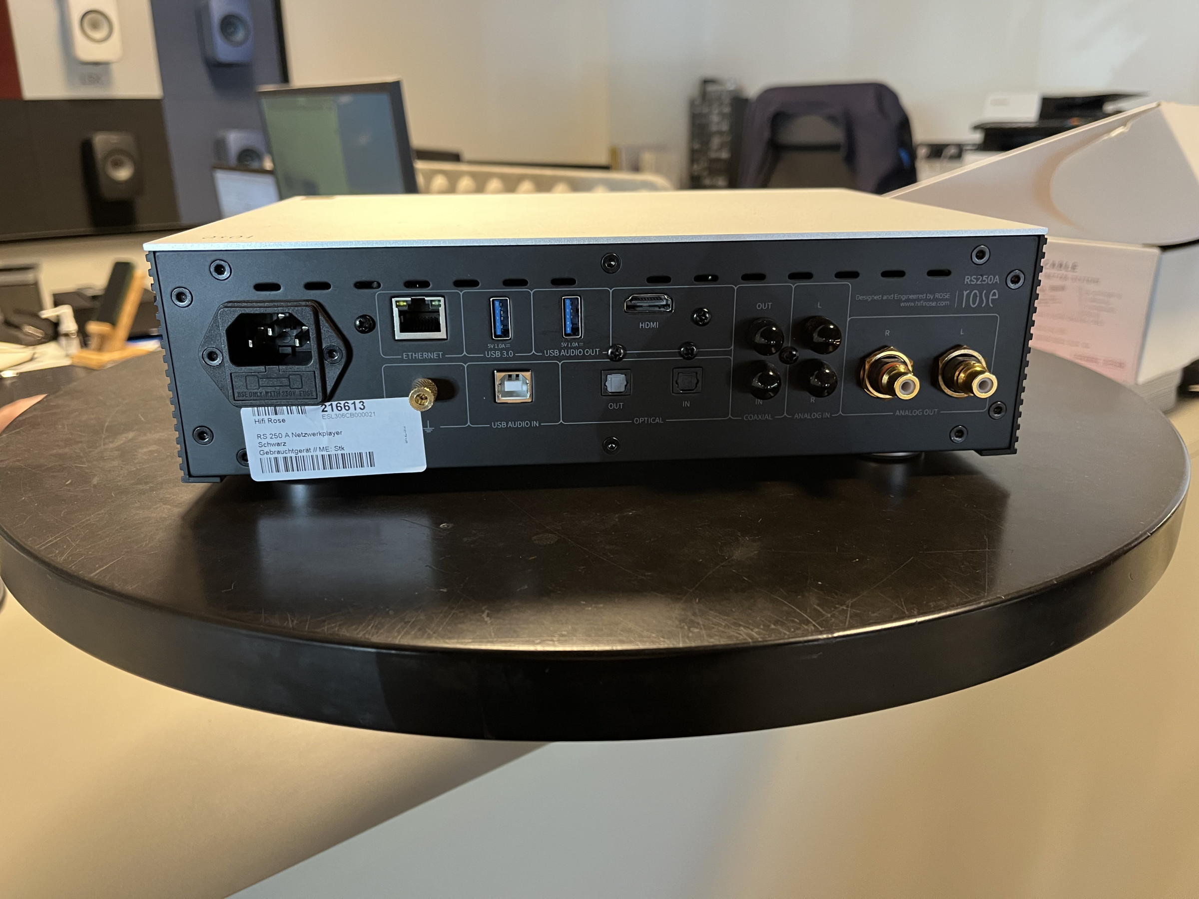 Auditorium Hifi Rose RS 250 A Netzwerkplayer Silber 216613 - 2