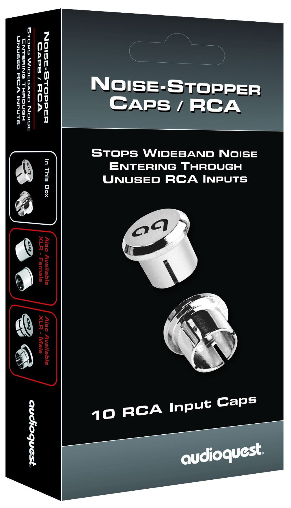 Auditorium Audioquest RCA Noise Stopper Caps 10er Set 265212 - 1