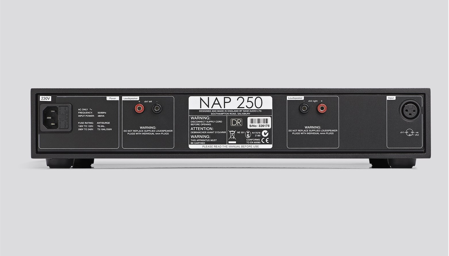 Auditorium Naim NAP 250 DR Endstufe Schwarz 277412 - 2