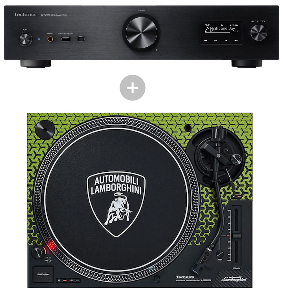 Auditorium Technics Speedbundle SL-1200M7B Lamborghini mit SU-GX70 Black 205047 - 1