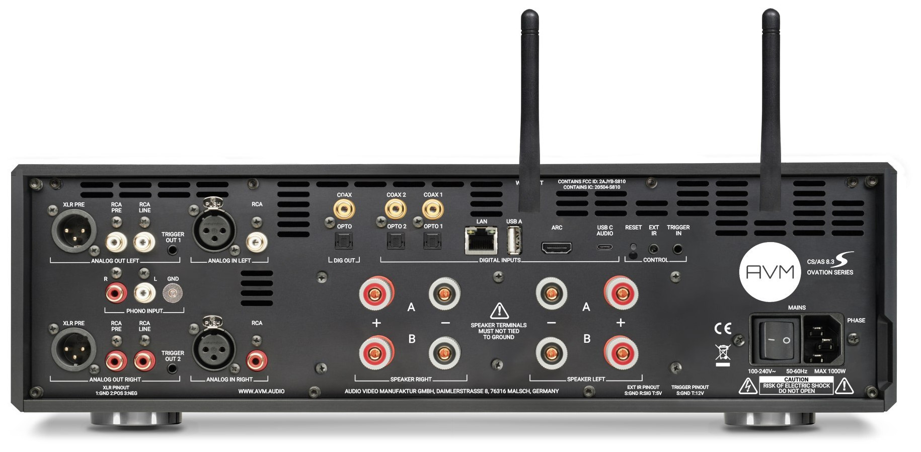 Auditorium AVM  CS 8.3 S All-in-One Streaming CD-Receiver 213934 - 2