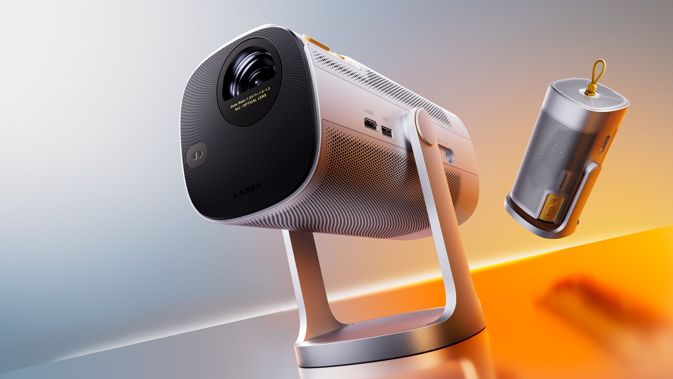 Auditorium Hisense P1 Pop-Up-Play 4K Trichroma Mini Laser Projektor 1000lm 218592 - 10