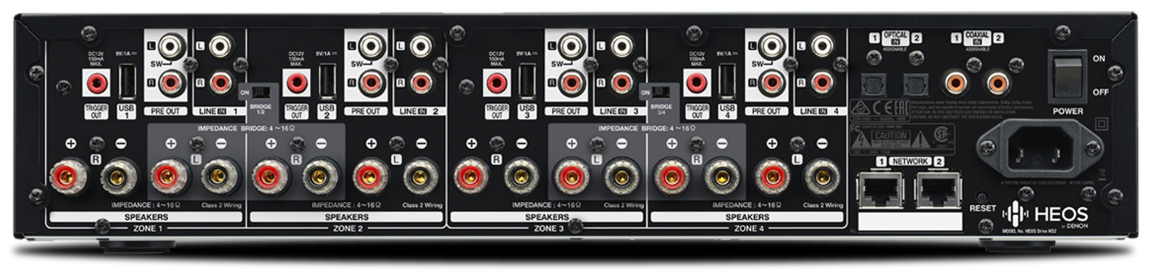 Auditorium HEOS by Denon HEOS Drive HS2 - 4 zone Installations-AMP 206228 - 3