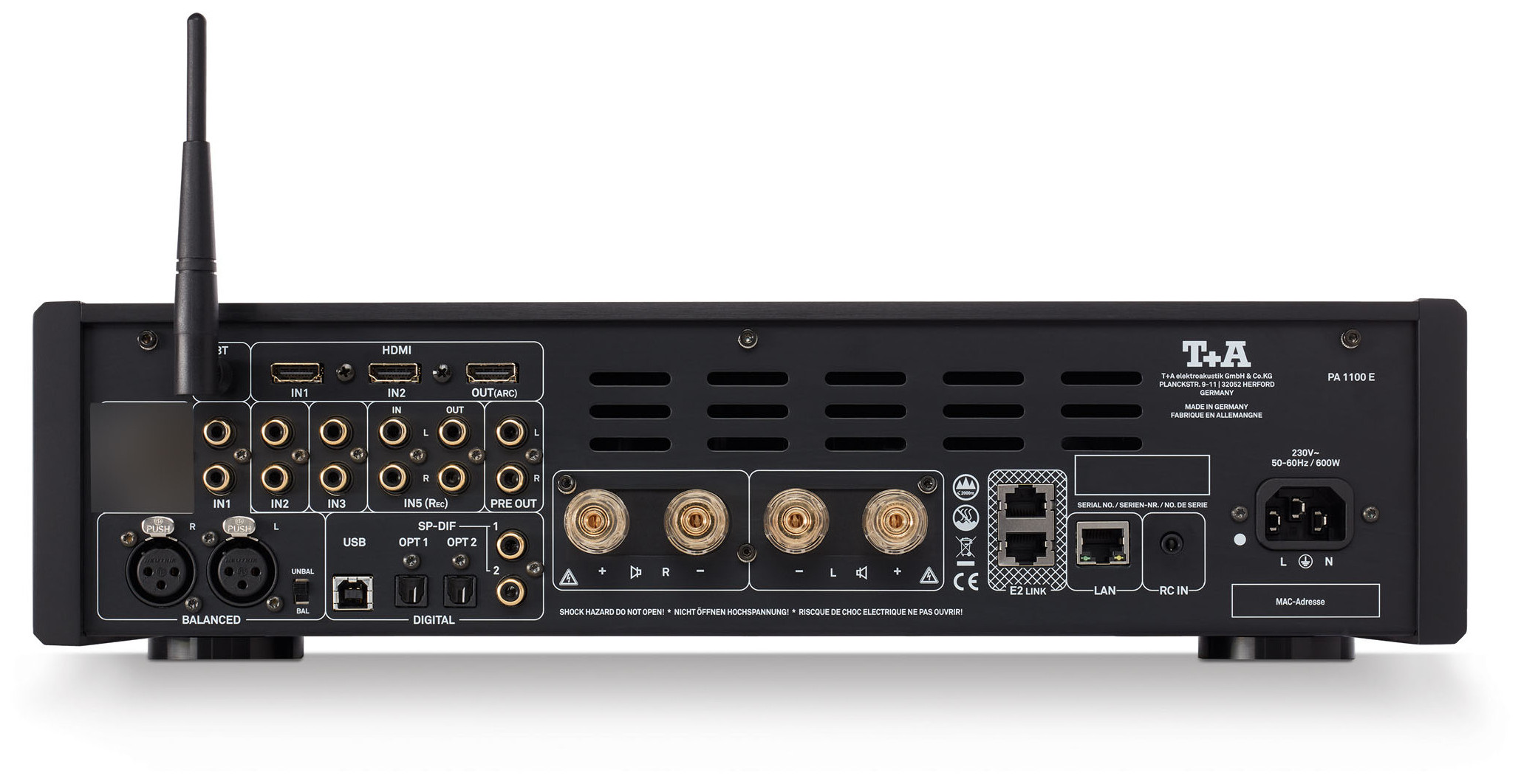Auditorium T+A PA 1100 E Vollverstärker mit HDMI Modul 205760 - 2