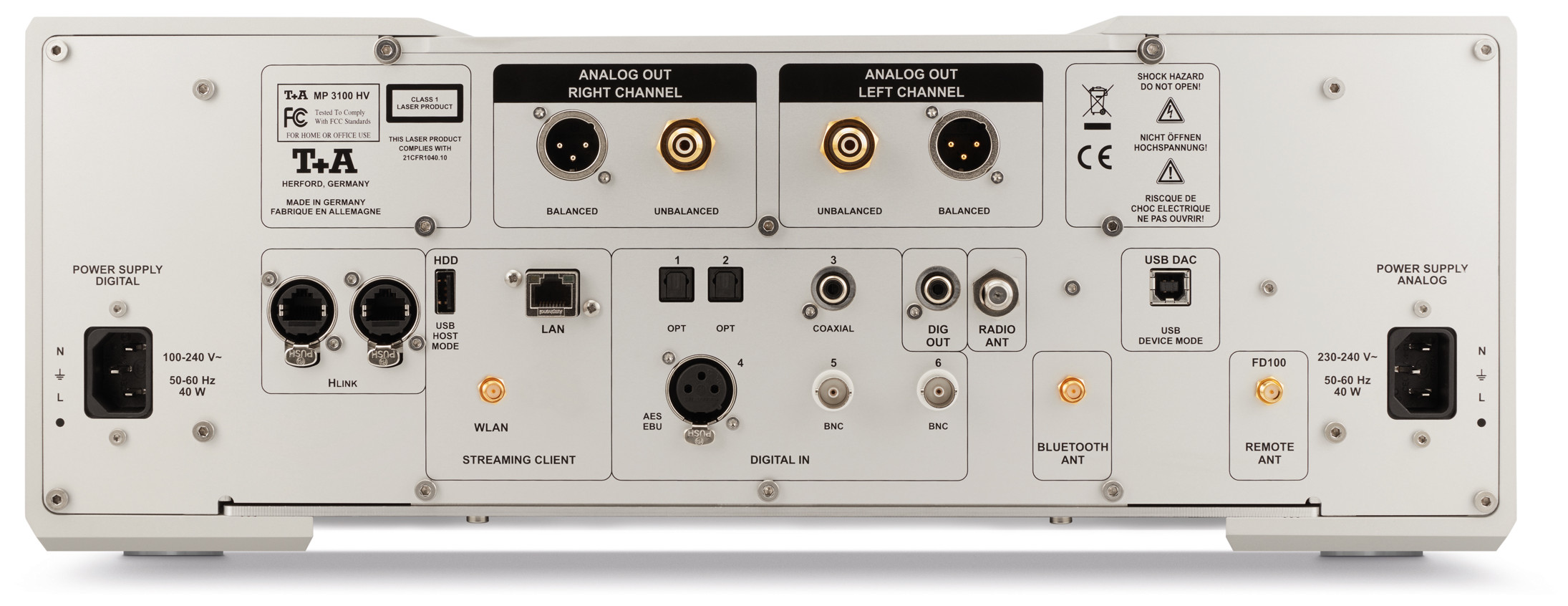 Auditorium T+A MP 3100 HV G3 - SACD Laufwerk und DAC 206660 - 2